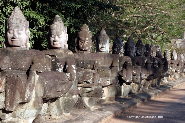 Guardians of Angkor Thom, Cambodia